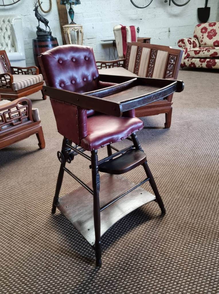 Antique Metamorphic Baby's High Chair