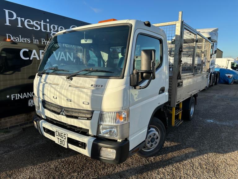 2015 Mitsubishi Canter 3C13 3.0 TD 130 BHP SWB CAGED TIPPER TWIN RR WHEELS GALVANISED BODY 54K FS...