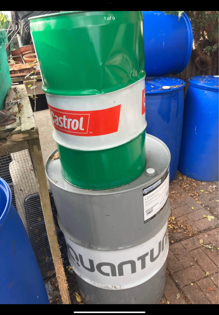 image for Castrol 60 litre burning bin 