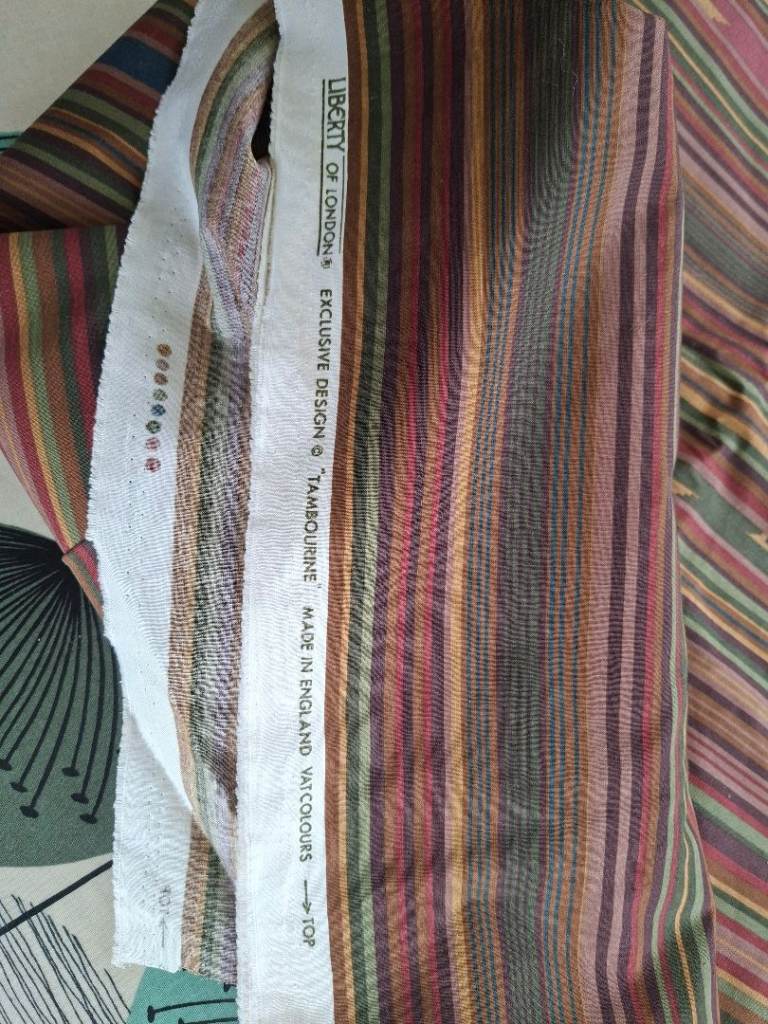 Liberty Curtain Fabric, Tambourine (Collier Campbell)
