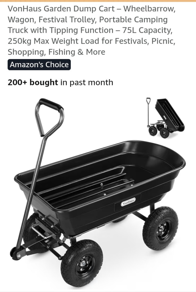 Garden Dump Cart
