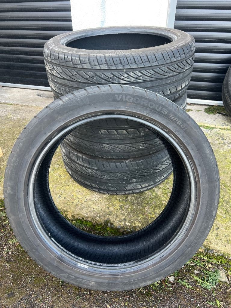 245/45/20 Part Worn Tyres Set of I4 Range Rover Ford Audi Volvo Jaguar 