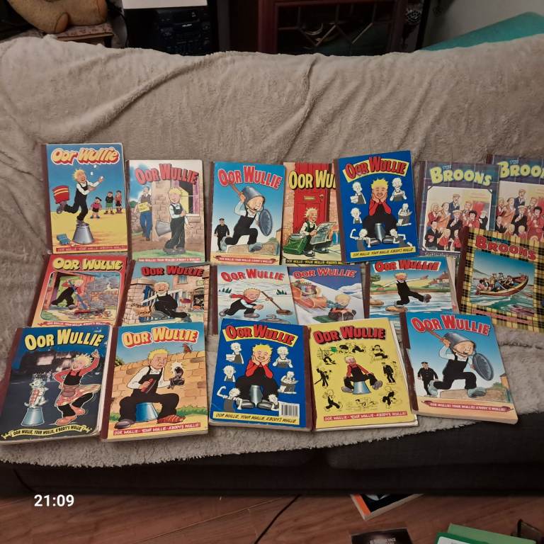 Oor wullie and  the broons books