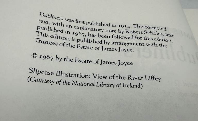 The Folio Society 2003 James Joyce; Dubliners. Hardback & Slipcover VGC