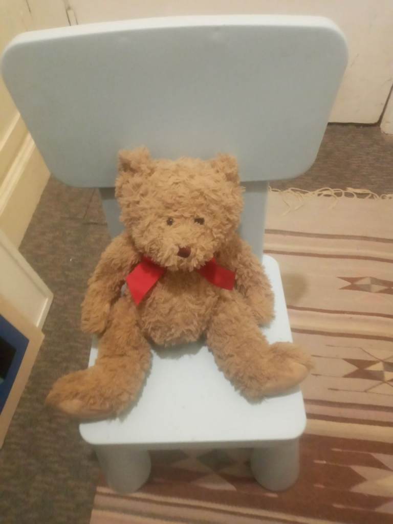 TEDDY BEAR WITH RED BOW TIE