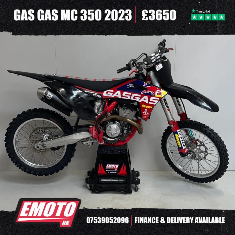 GAS GAS MC 350F 2023 Motocross Bike 350cc SXF FC @EmotoUK - Finance Available