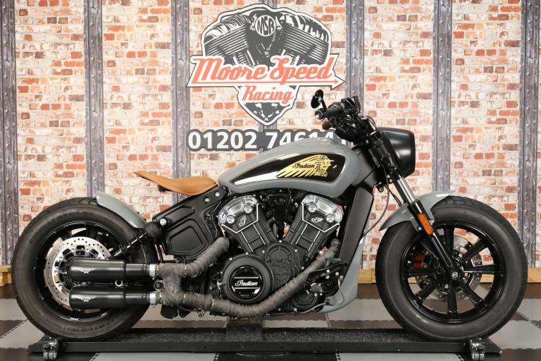 2022 INDIAN SCOUT MSR CUSTOM BOBBER - ONLY 5,034 MILES - 1 OWNER - STUNNING!