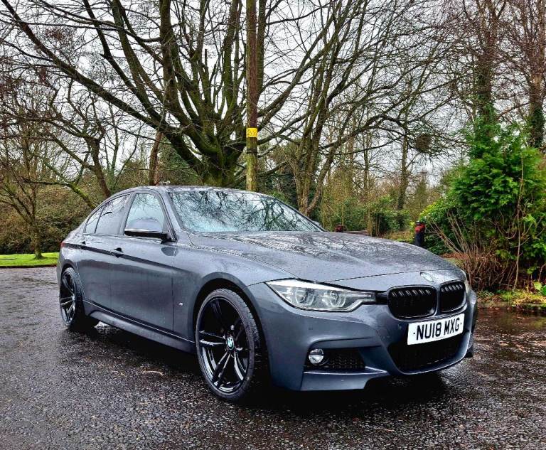 IMMACULATE BMW 330e M-SPORT AUTO FSH BRAND NEW M3 WHEELS RED LEATHER A4 A5 A6 320 golf Leon gte