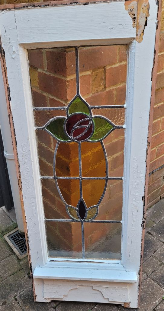 Stained Glass Window Panels - Art Nouveau Style