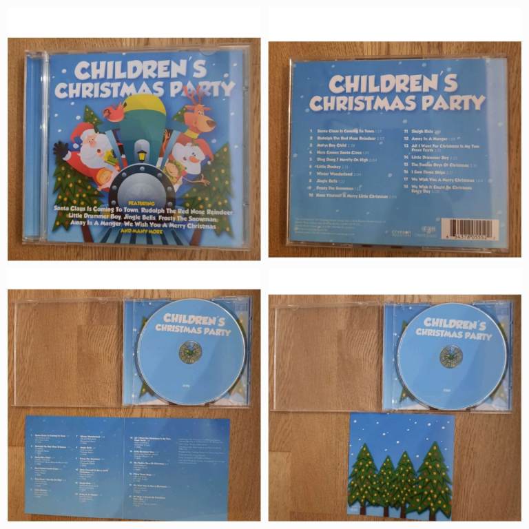 Children's Christmas Party CD CRIMCD555 Various Songs Crimson Productions