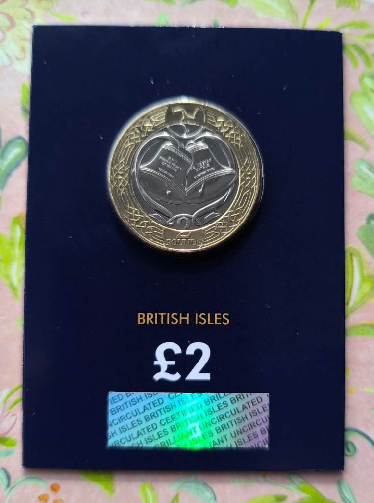 2018 Isle of Man Royal Wedding 2 pound coin pack, BUNC