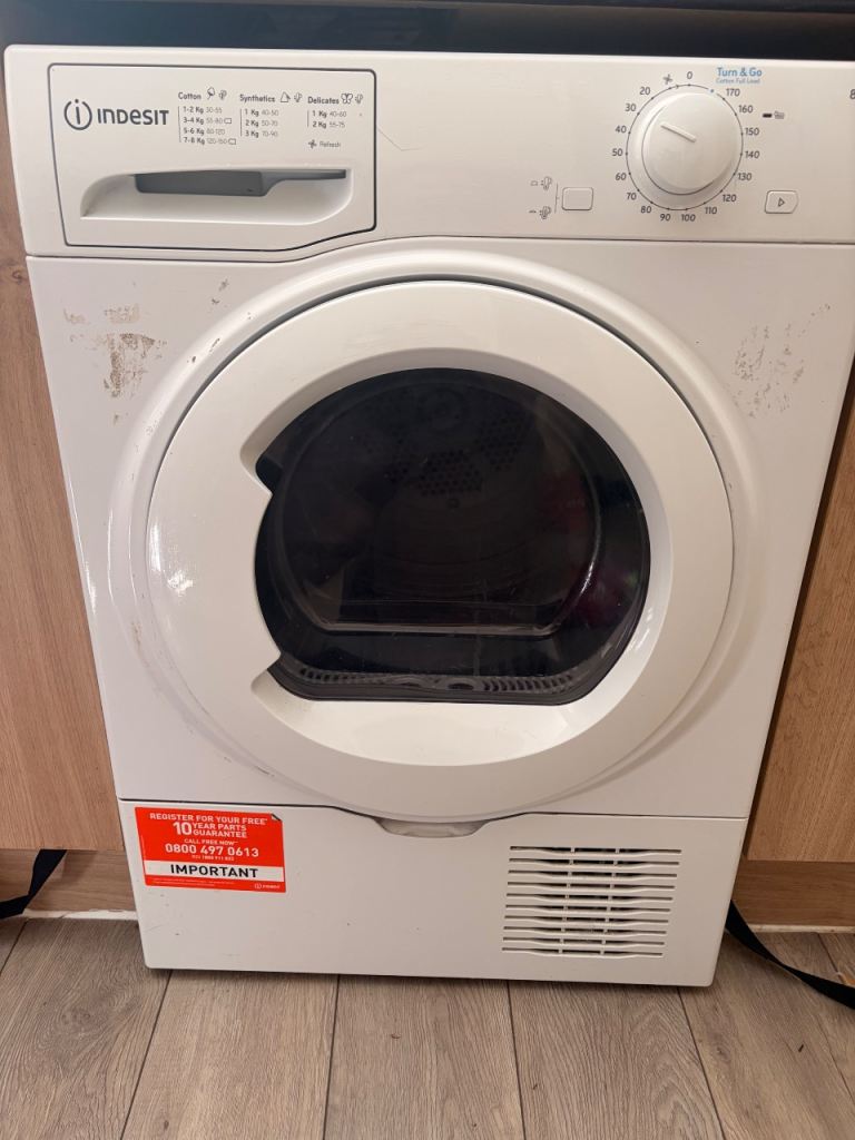 Indesit Tumble Dryer - White, Good Condition