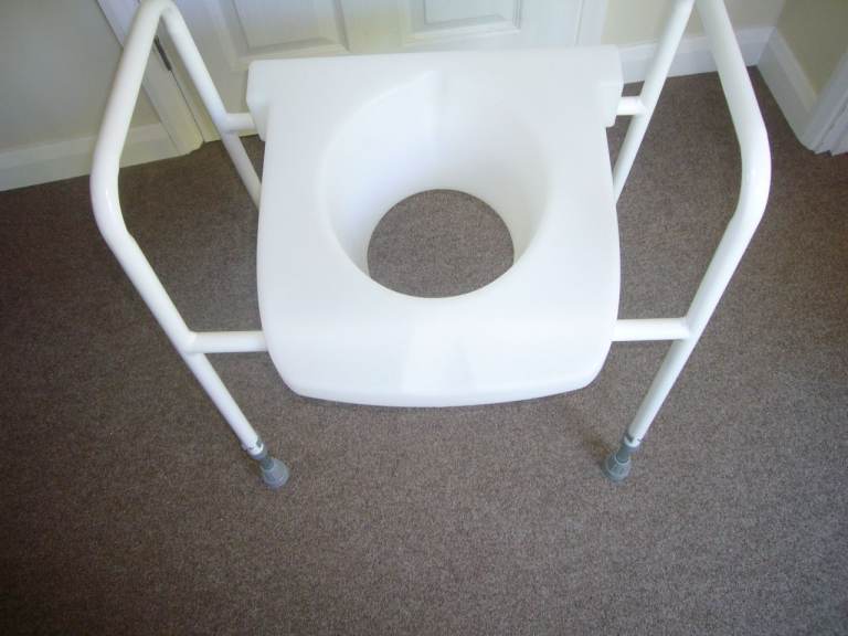 Raised Toilet Seat Frame Adjustable Collect Sheringham