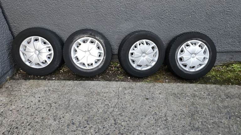 Ford transit custom  2016 -2022 4 x steel wheels with tyres 16"
