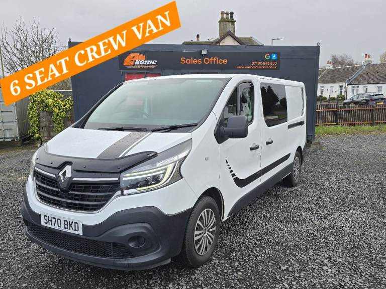 2020 RENAULT TRAFIC CREW CAB VAN 6 SEATER EURO 6 2.0 DCI LONG WHEEL BASE 