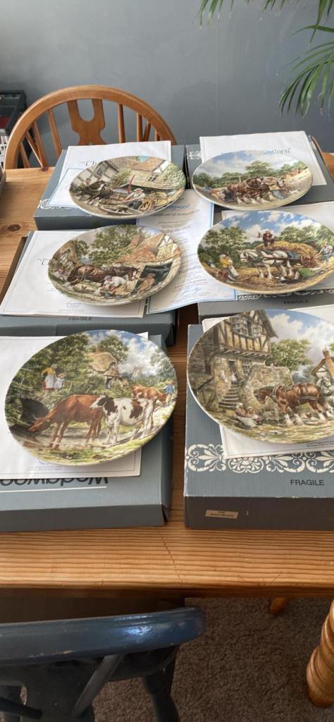 Wedgewood Farmyard Collection Plates 