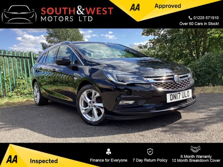 2017 Vauxhall Astra 1.4i Turbo SRi Sports Tourer 5dr Petrol Auto Euro 6 (s/s) (150 ps) Estate Pet...