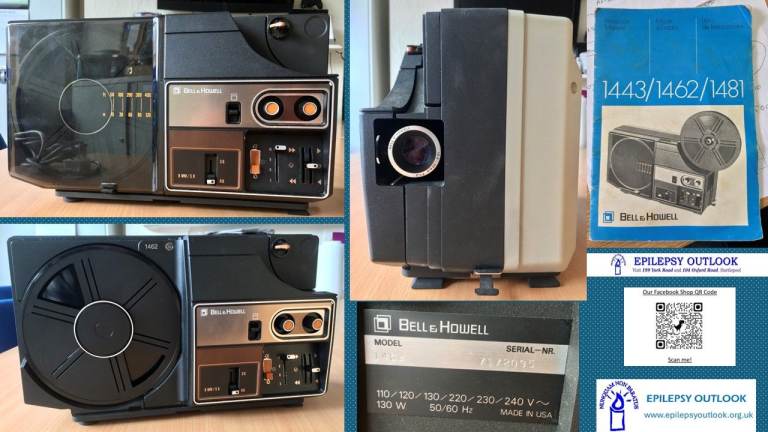 Bell & Howell Super 8 Cine Projector, 1462 (needs bulb) PAT tested
