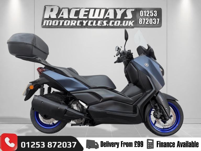 YAMAHA XMAX 300 2023 73 REG 19,002 MILES BLUE USED MOTORCYCLE 292CC
