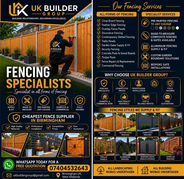 Massive Savings – Fencing, Decking, Paving & Driveways Up To 50% Off (Limited Time Offer)
