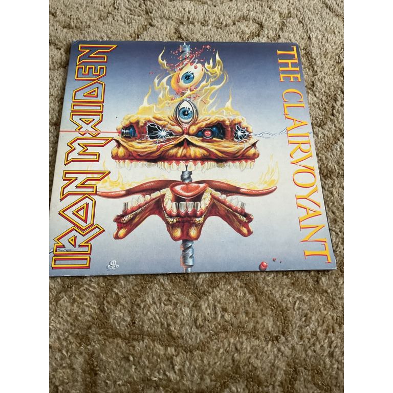 IRON MAIDEN - THE CLAIRVOYANT 12” GATEFOLD HEAVY METAL ROCK
