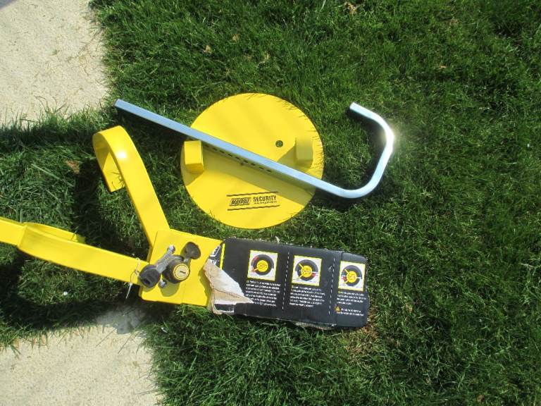 caravan wheel lock
