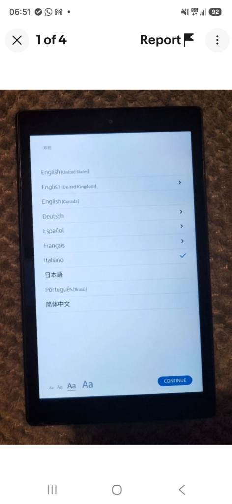 AMAZON FIRE HD 10 9th Gen 10.1"  Kid Edition  32GB WI-FI - faulty aux port