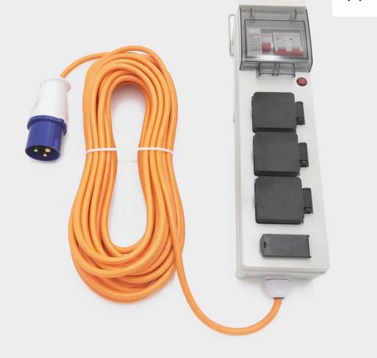 Camping electric hookup