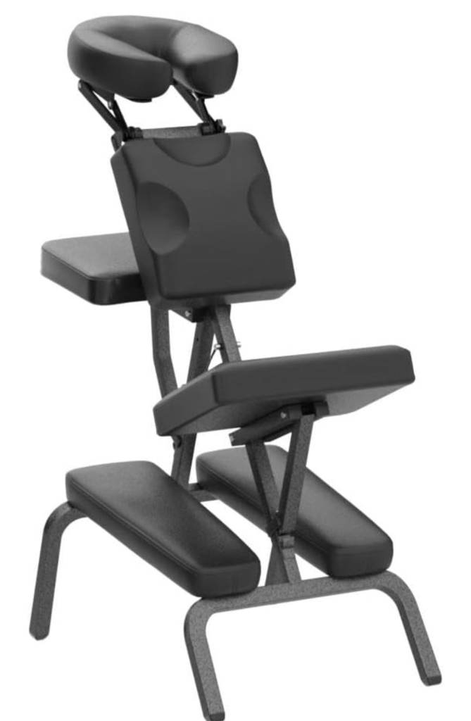 Adjustable Massage Chair with Extra-Thick Padding, Robust Steel Frame.