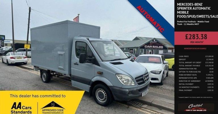 2008 Mercedes-Benz Sprinter Automatic Mobile Food/Spud/Sweets/Sales/Waffle Truck