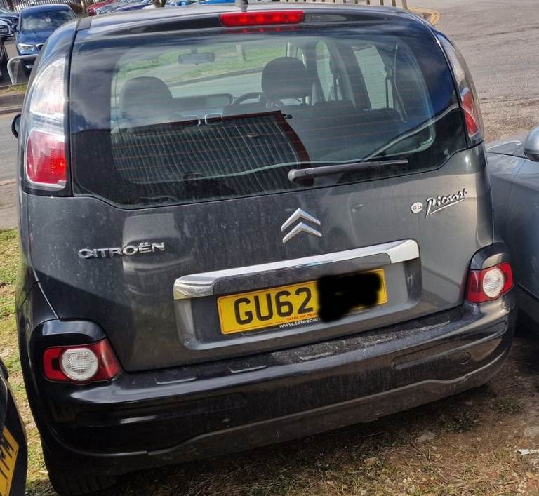 Citroen C3 Picasso Rear Bumper Grey Colour 2012