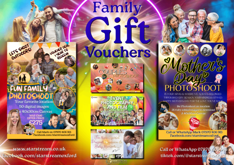 Family Photography Gift Vouchers