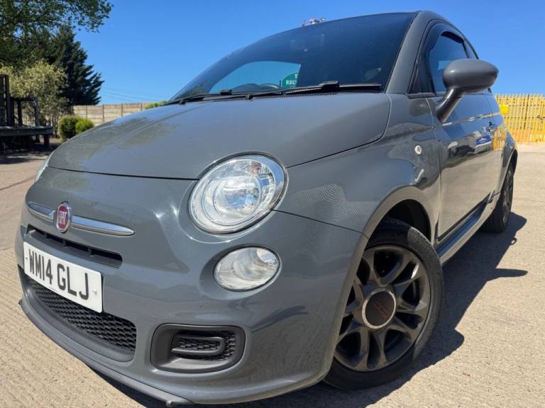 2014 14 FIAT 500 S 1.25*12 MONTHS MOT*LEATHER*ALLOYS*AIR CON*CHEAP ROAD TAX*
