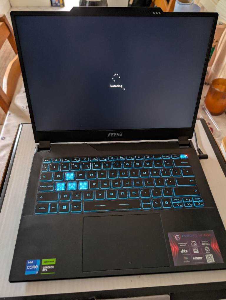 Gaming Laptop MSI Cyborg 14" i7 13620H, 64GB RAM, 2TB SSD, RTX4060