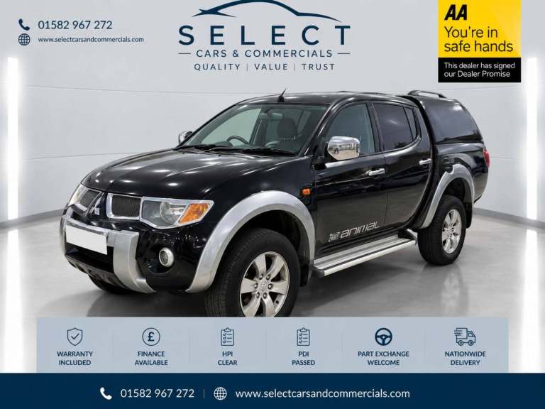 2007 Mitsubishi L200 2.5 L200 Animal DI-D Double Cab Auto 4WD 5dr Pickup Diesel Automatic
