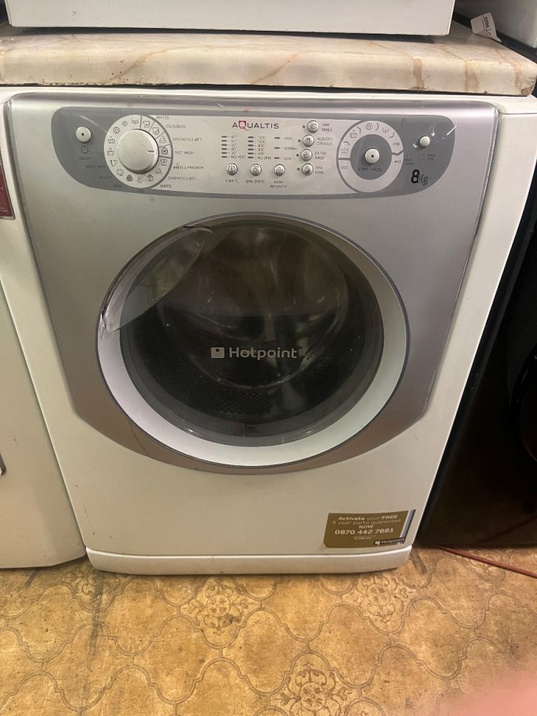 Hotpoint aqualtis washing machine 8kg