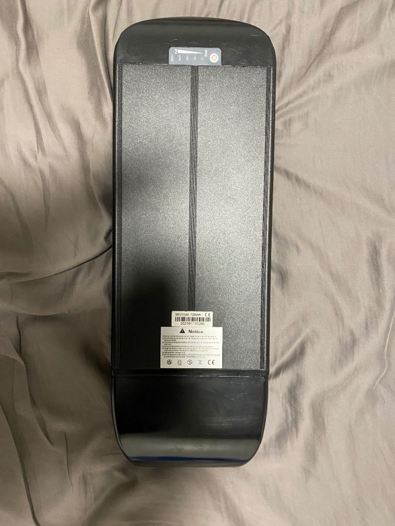 Electric Bike Battery 20 AH, 250w, 36v, in very good condition