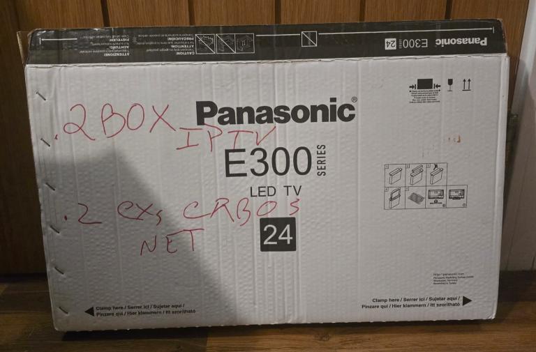 PANASONIC TV TX24E302B LED 720p HD Ready 24-inch TV with Remote