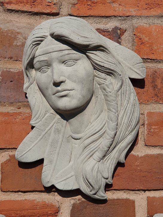American Indian hanging plaque