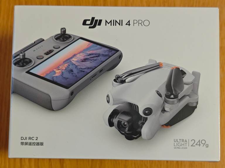 DJI Mini 4 Pro Drone (RC 2 Remote) - [NEW] - 128 GB card, 2 years DJI Warranty. 