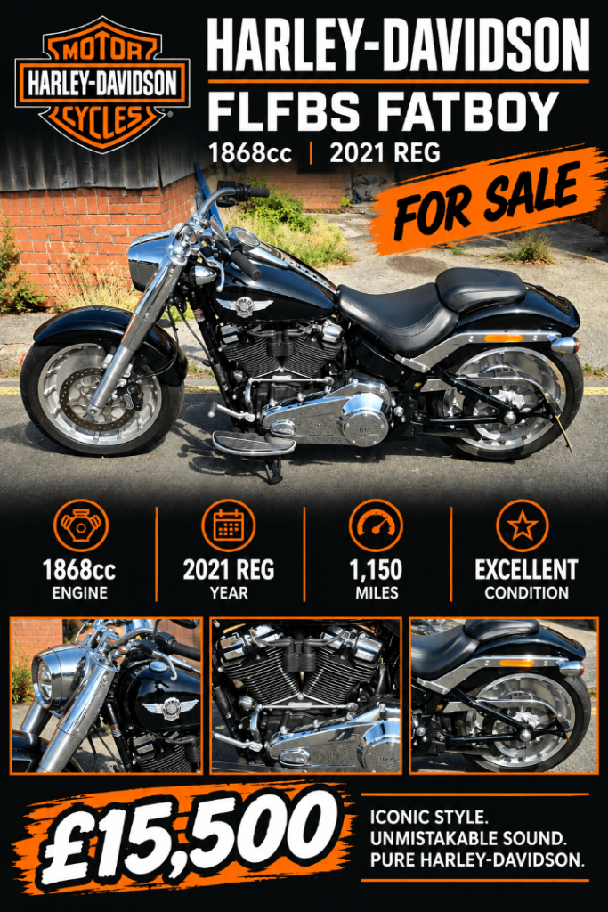 Harley Davidson FLFBS Fatboy motorcycle 