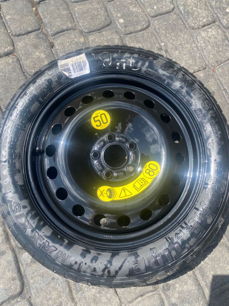 New space saving spare wheel