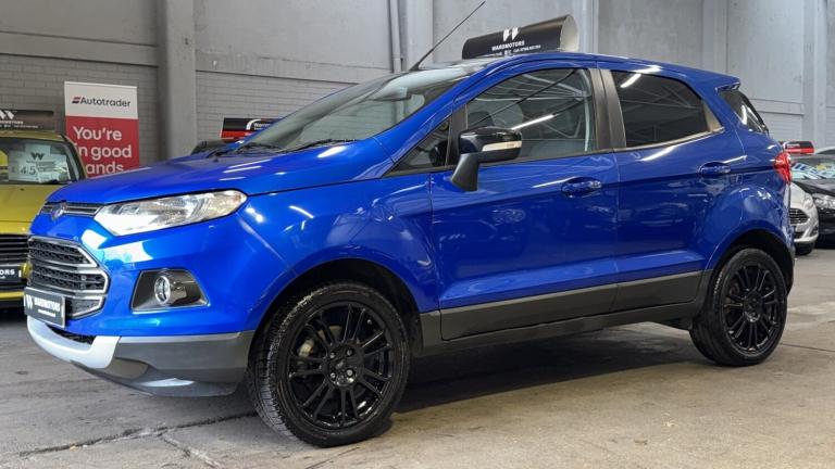 FORD ECOSPORT 1.0 T EcoBoost Titanium S Blue 5dr PARTLEATHER+6 STAMPS+CRUISE