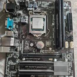 Gigabyte GA-H81M-S2PV Motherboard with Intel i5-4150 CPU & Corsair RAM
