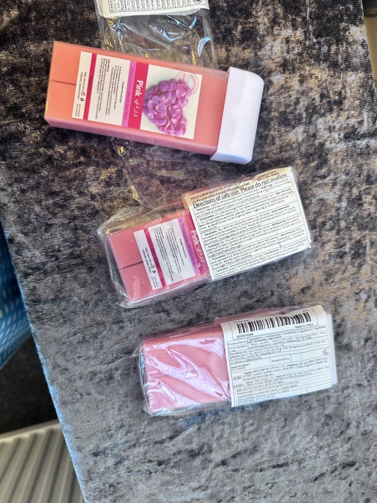 3 Pink Professional Brazilian Wax Cartridges – New