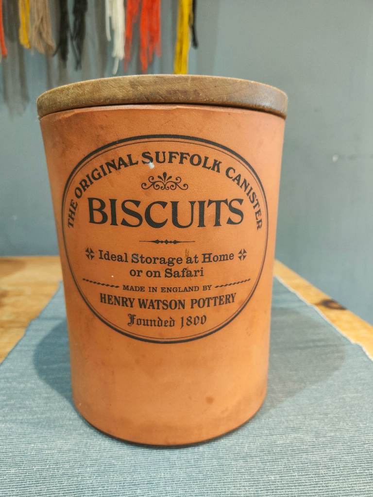 Henry Watson biscuit barrel 