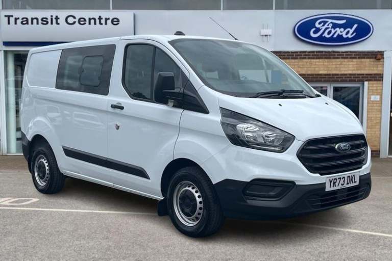 2023 Ford Transit Custom 2.0 EcoBlue 105ps Low Roof D/Cab Leader Van PANEL VAN DIESEL Manual