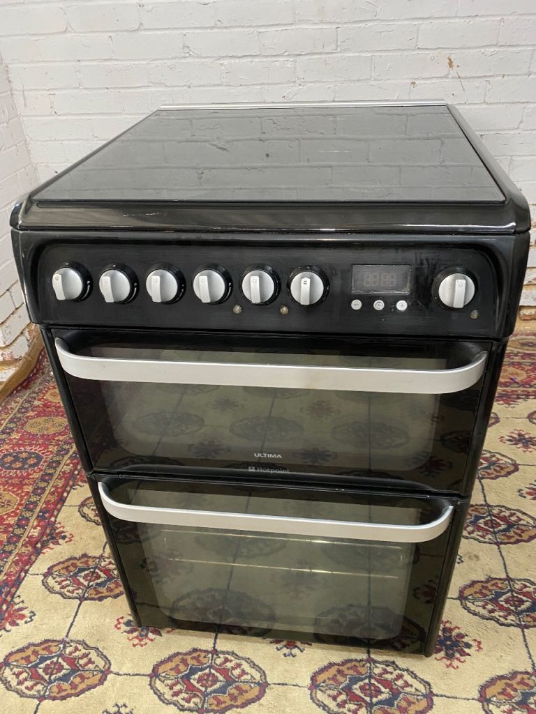 ✅🚐Beautiful HotPoint Black 60CM Gas Cooker