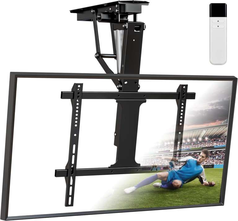BIZUM Electric Ceiling TV Mount – New (Selling at 50% OFF)