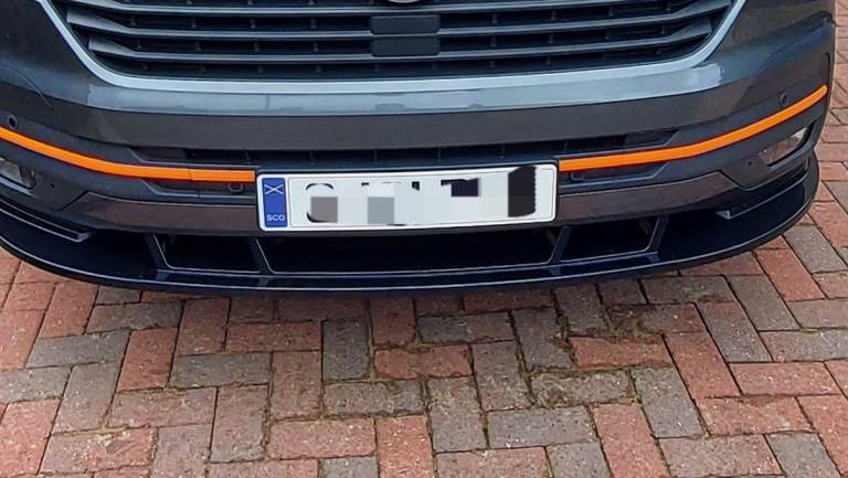 Volkswagen Transporter t6.1 front spoiler 
